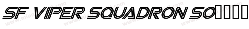 SF Viper Squadron So字体转换